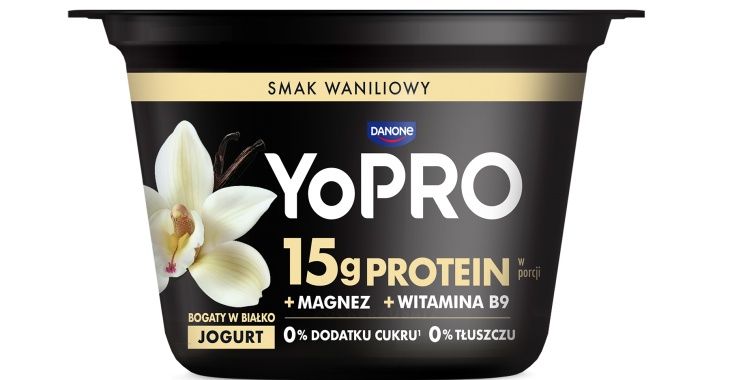 Danone wprowadza wysokobiałkowe jogurty mleczne YoPRO Danone wprowadza wysokobiałkowe jogurty mleczne YoPRO