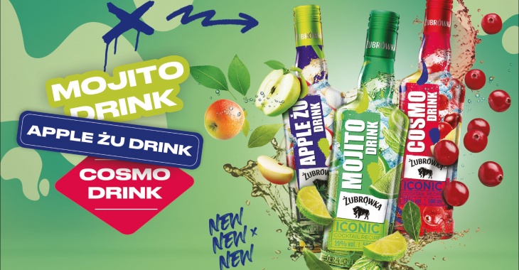 Żubrówka wprowadza nową linię produktów ICONIC DRINKS Żubrówka wprowadza nową linię produktów ICONIC DRINKS