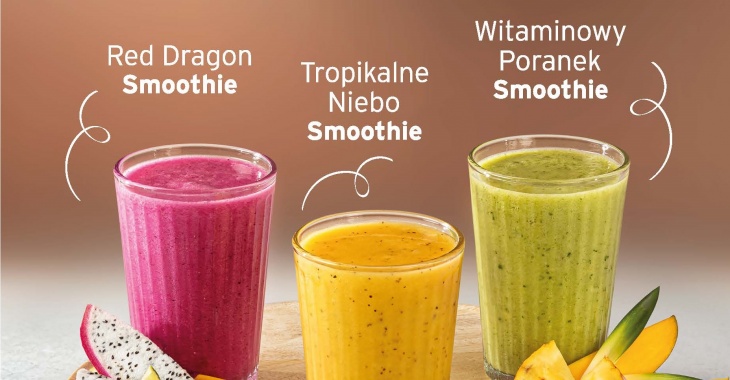 Idealne na każdą porę dnia - poznaj nowe, sycące smoothies od Tchibo Idealne na każdą porę dnia - poznaj nowe, sycące smoothies od Tchibo