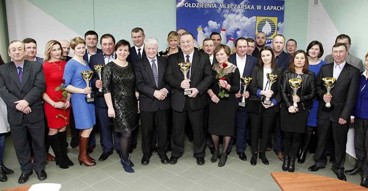 Gmina Łapy: Najwięksi producenci mleka nagrodzeni Gmina Łapy: Najwięksi producenci mleka nagrodzeni
