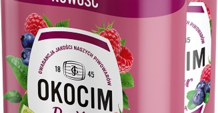 Malina i borówka amerykańska -  nowy radler marki Okocim