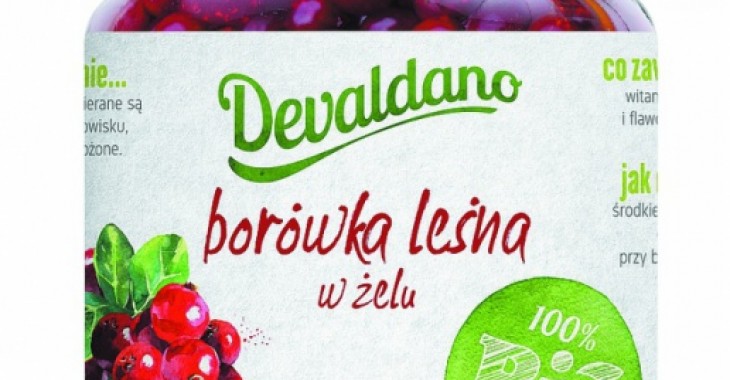 Nowość: borówka leśna w żelu BIO od Devaldano