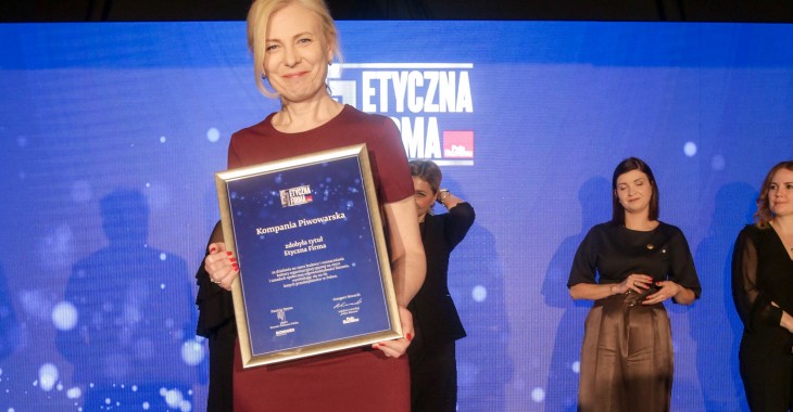 Kompania Piwowarska wśród laureatów konkursu Etyczna Firma 2018