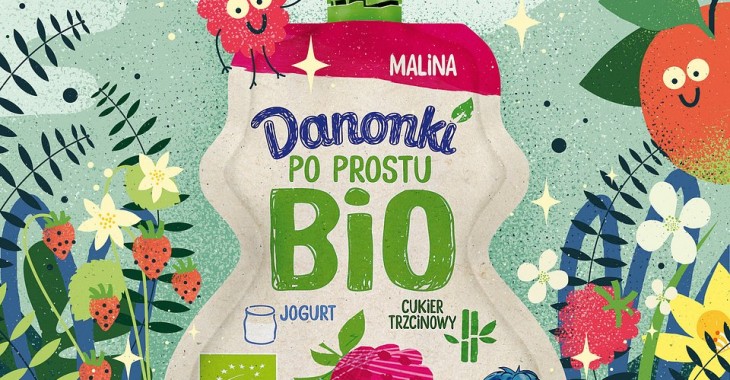 Najnowsze Danonki Bio o smakach maliny i gruszki