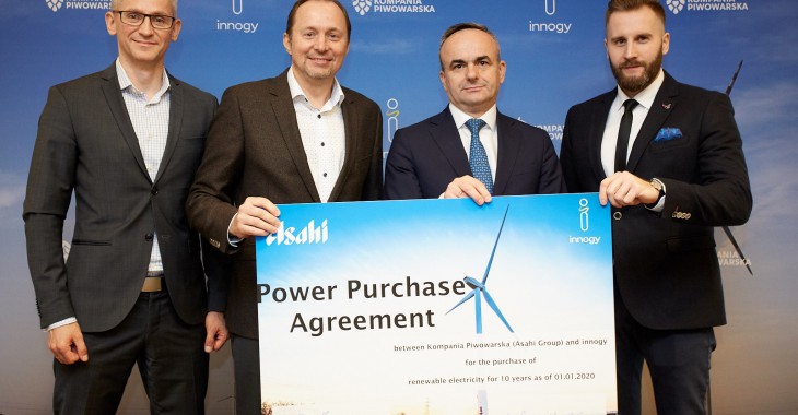 Browary Kompanii Piwowarskiej przechodzą w 100% na energię elektryczną pochodzącą z wiatru dzięki współpracy z innogy.