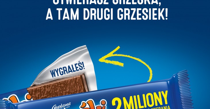 2 Miliony Grześków do wygrania” w loterii marki 2 Miliony Grześków do wygrania” w loterii marki