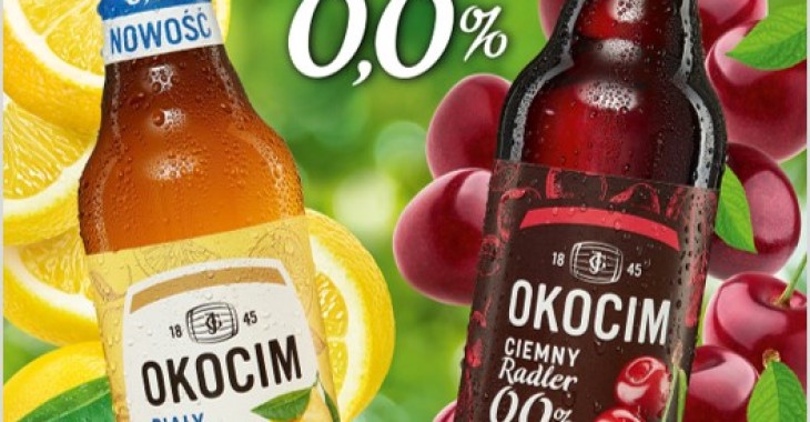 „Białe orzeźwienie” i „Ciemny charakter” –  nowe radlery 0,0% od marki Okocim