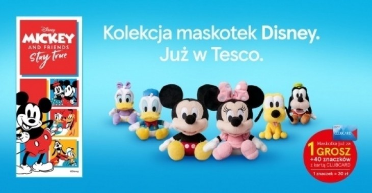 Tesco zaprasza klientów do świata Disneya – do zebrania kolekcja maskotek