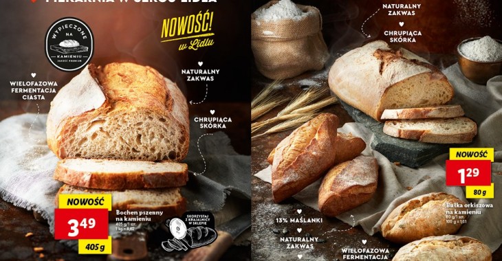 NOWOŚĆ OD „PIEKARNI W SERCU LIDLA” – CHRUPIĄCE PIECZYWO WYPIEKANE NA WŁOSKIM KAMIENIU WULKANICZNYM NOWOŚĆ OD „PIEKARNI W SERCU LIDLA” – CHRUPIĄCE PIECZYWO WYPIEKANE NA WŁOSKIM KAMIENIU WULKANICZNYM