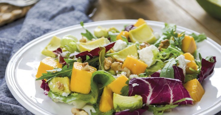 Ekspresowa sałatka z rukolą, mango i awokado Ekspresowa sałatka z rukolą, mango i awokado