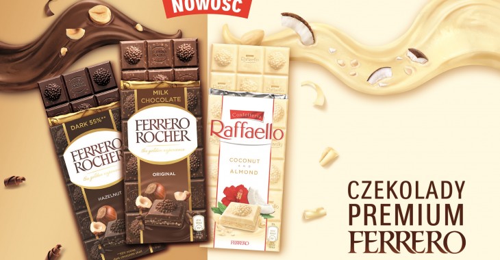 Ferrero Rocher i Raffaello w nowej odsłonie – teraz też dostępne w postaci nowych tabliczek czekolady premium Ferrero Rocher i Raffaello w nowej odsłonie – teraz też dostępne w postaci nowych tabliczek czekolady premium