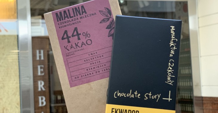 Produkty Manufaktury Czekolady Chocolate Story dostępne w sklepach Czas na Herbatę Produkty Manufaktury Czekolady Chocolate Story dostępne w sklepach Czas na Herbatę