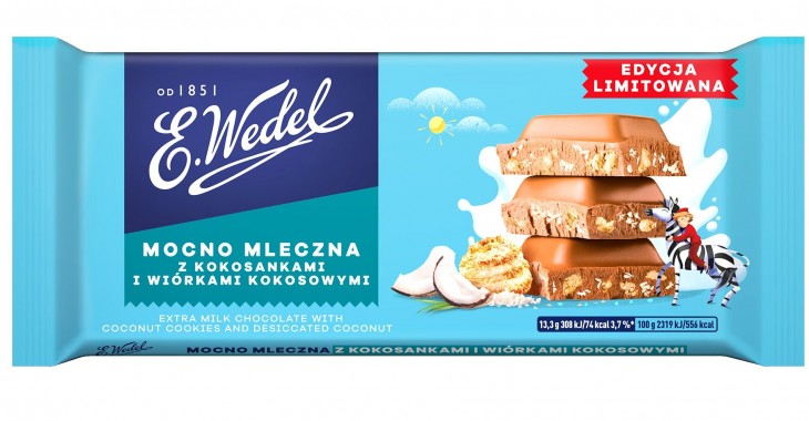 Wedlowskie nowości w linii czekolad Mocno Mlecznych Wedlowskie nowości w linii czekolad Mocno Mlecznych