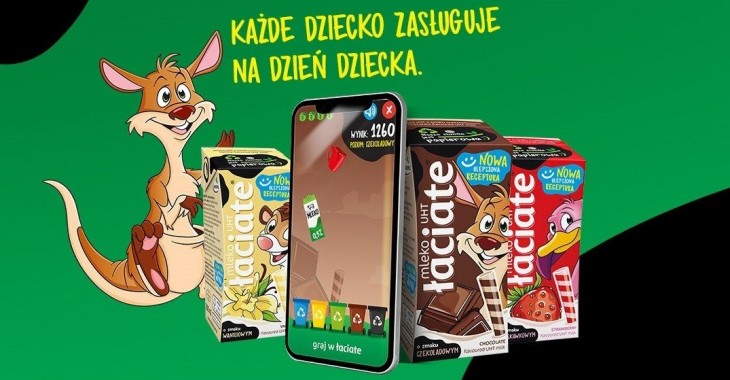 Nowa kampania mleczek Łaciatych pełna nagród