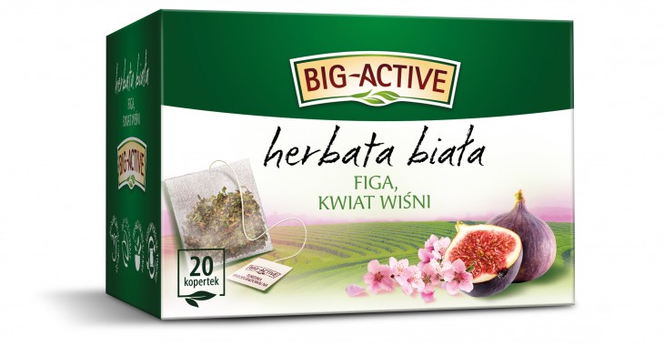 Herbata biała Figa i Kwiat Wiśni Wyjątkowa nowość Big Active