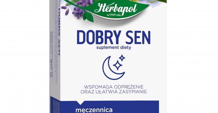 Czas na Dobry Sen! Nowa herbatka funkcjonalna Herbapol Czas na Dobry Sen! Nowa herbatka funkcjonalna Herbapol