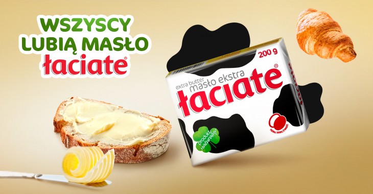 „Wszyscy lubią masło Łaciate” w nowej kampanii SM Mlekpol