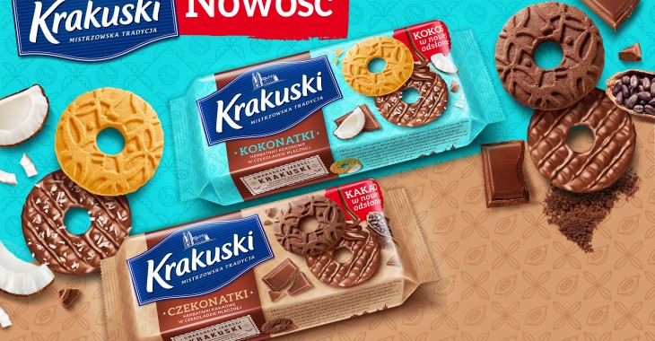 Krakuski z dwiema nowościami, które poszerzają ofertę ciastek czekoladowanych Krakuski z dwiema nowościami, które poszerzają ofertę ciastek czekoladowanych