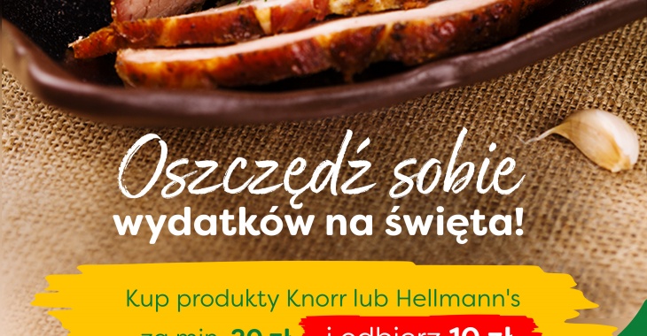 Oszczędź sobie wydatków na święta z Knorr! Oszczędź sobie wydatków na święta z Knorr!