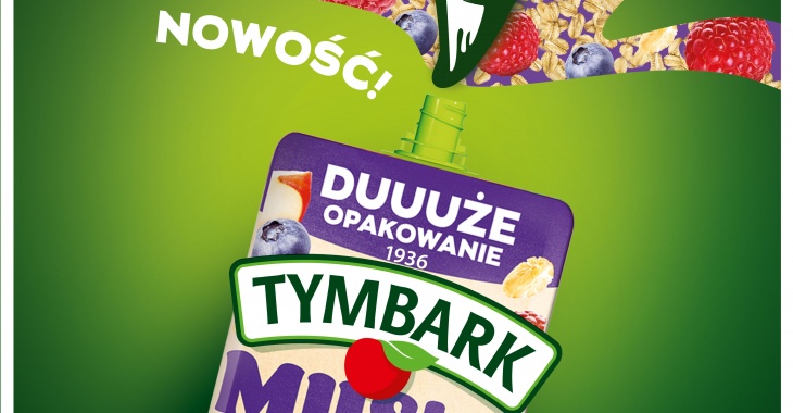 NOWOŚĆ OD TYMBARKU – MUSY Z DODATKIEM ZBÓŻ I JOGURTU NOWOŚĆ OD TYMBARKU – MUSY Z DODATKIEM ZBÓŻ I JOGURTU