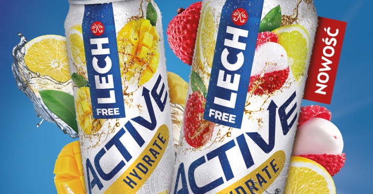 Kompania Piwowarska z nowym wariantem Lecha Free Active Hydrate Kompania Piwowarska z nowym wariantem Lecha Free Active Hydrate