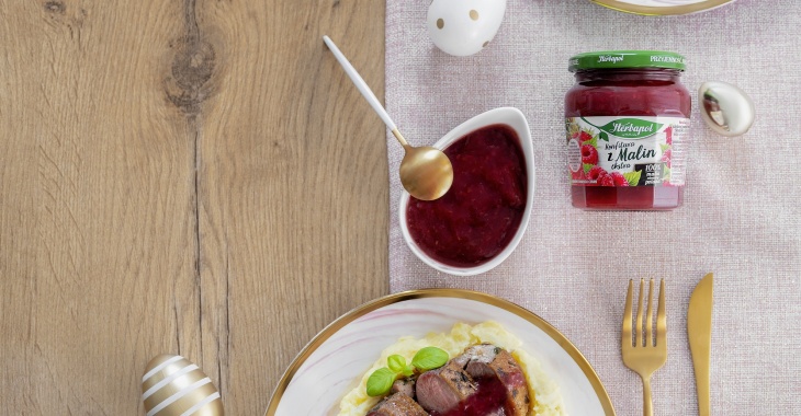 Doskonała kompozycja smaków na wyjątkowe okazje Dania wytrawne z dżemami i konfiturami Herbapol Doskonała kompozycja smaków na wyjątkowe okazje Dania wytrawne z dżemami i konfiturami Herbapol