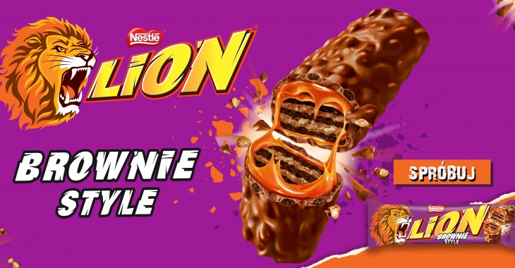 LION® Brownie Style – Dziki wygląd, pyszny smak. Odkryj limitowaną edycję popularnych batonów LION® Brownie Style – Dziki wygląd, pyszny smak. Odkryj limitowaną edycję popularnych batonów