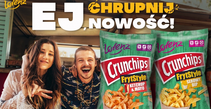 Crunchips FrytStyle – pierwsze chipsy w kształcie frytek! Crunchips FrytStyle – pierwsze chipsy w kształcie frytek!