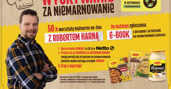 WINIARY i Netto we wspólnej akcji promującej niemarnowanie WINIARY i Netto we wspólnej akcji promującej niemarnowanie